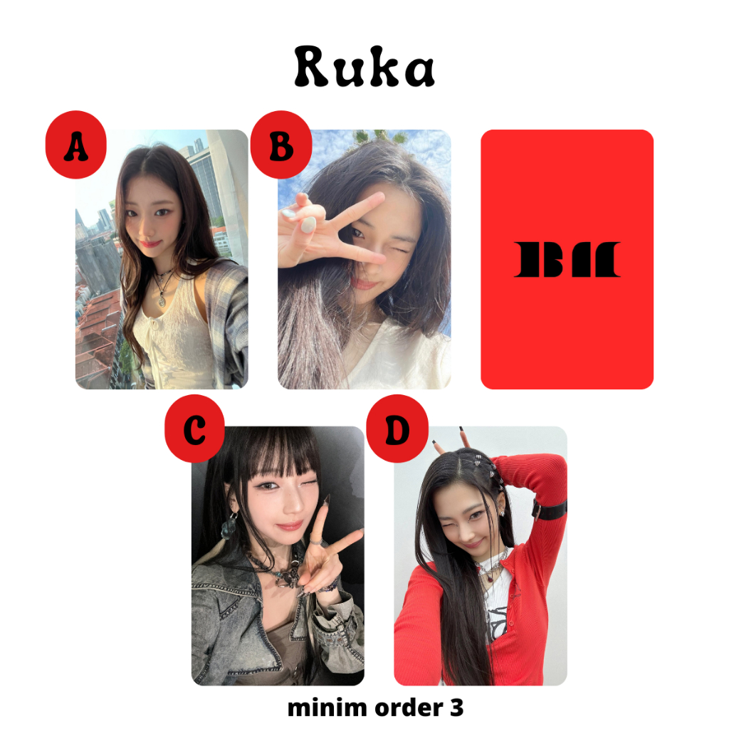 Jual [UNOFFICIAL] PHOTOCARD BABYMONSTER BAEMON RUKA PHARITA ASA AHYEON ...