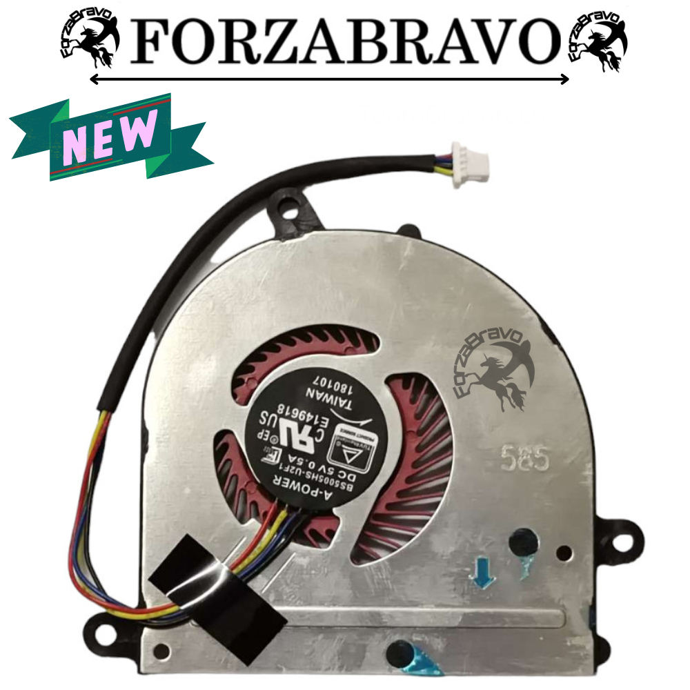Ventilateur De Processeur De Rechange Pour PC Portable MSI PS42, Modern 8RA/8RB/8RC - 5V, 4 Broches