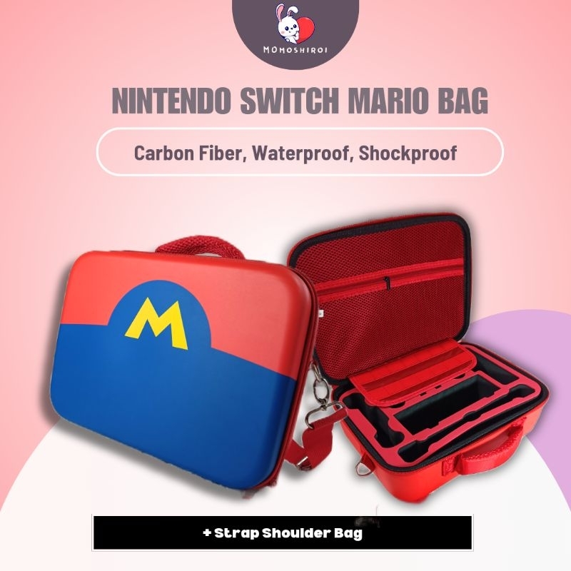 Jual Nintendo Switch OLED V2 v1 Travel Storage Bag Tas Pouch Mario Bros ...