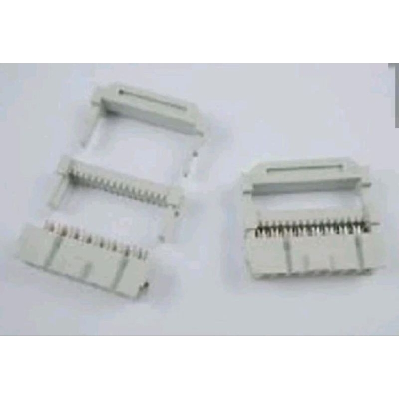 Jual soket kepala colokan kabel flat 16 pin socket header konektor IDC ...