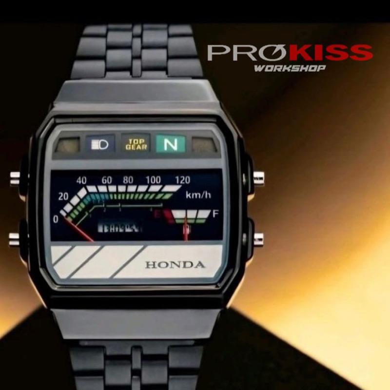 Jual jam tangan retro model speedometer honda jam tangan unik ...