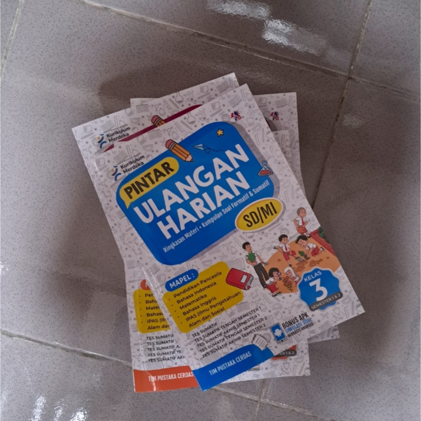 Jual Buku Pintar Ulangan Harian Kurikulum Merdeka Kelas 3 SD | Shopee ...