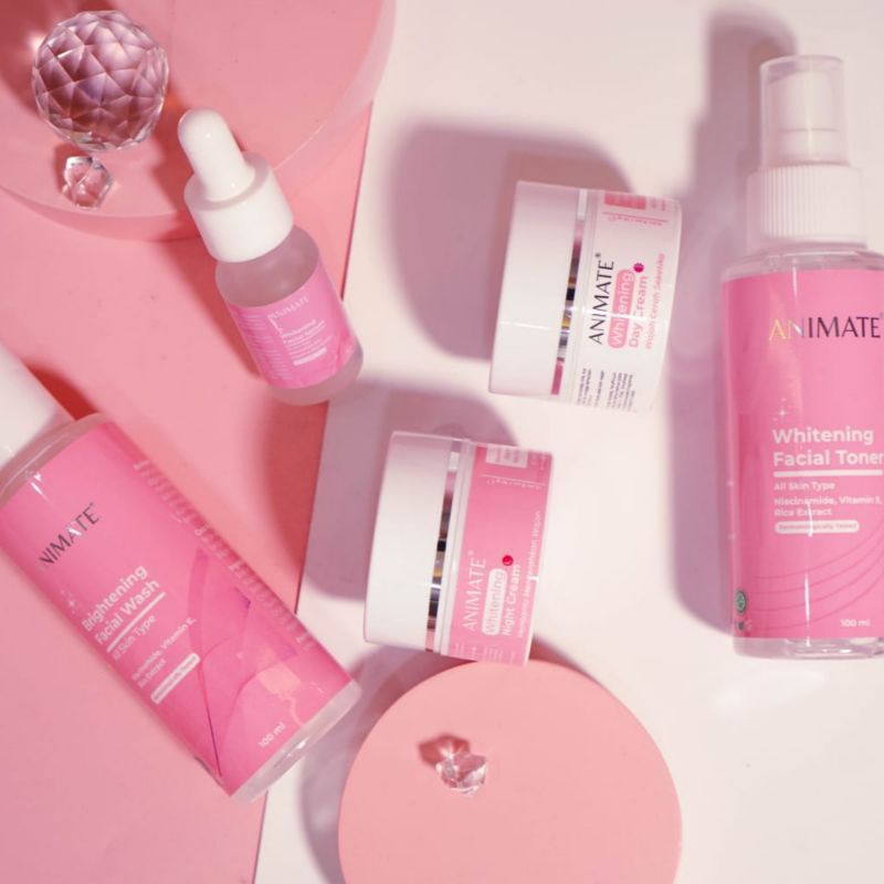 Jual Animate Skincare Instant Whitening (Pink) | Shopee Indonesia