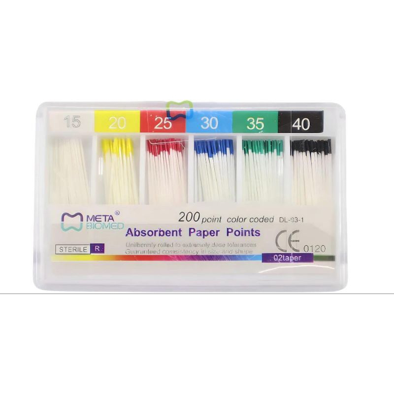 Jual Dental Paper Point/ Paper Point kertas endo 15-40 & 45-80 | Shopee ...