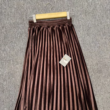 Rok Plisket Bludru Velvet 7 8 Premium Bisa Rok Plisket Bludru Pendek