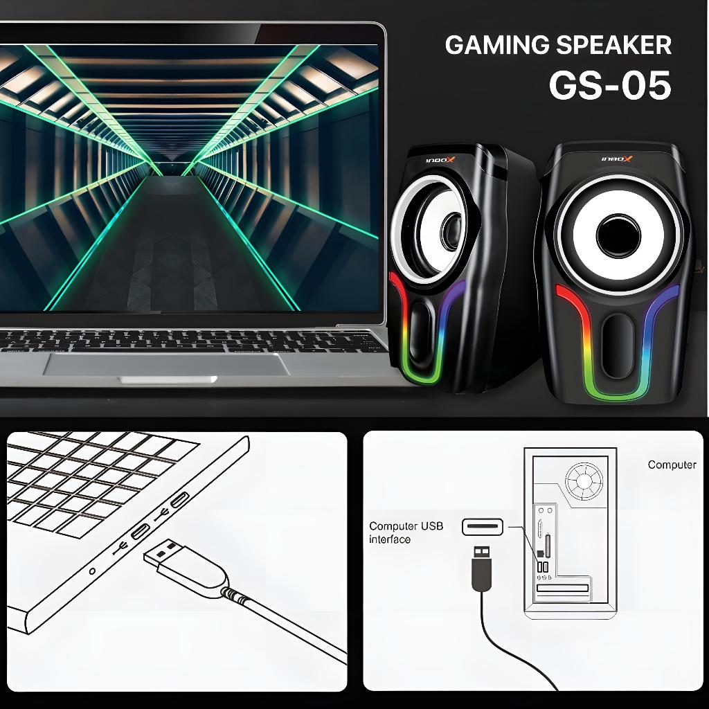 Jual JERTECH X INBOX Speaker Komputer Speaker Laptop Speaker Multimedia ...