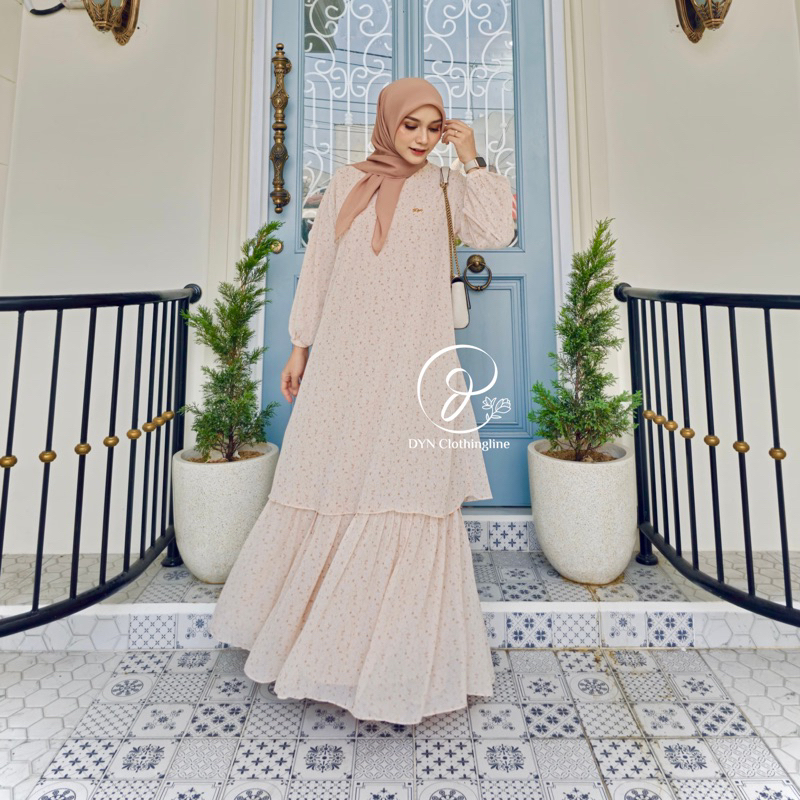 Jual DYN - Basic Milea Dress Part 17 - Gamis Wanita Baby Doll - Gamis