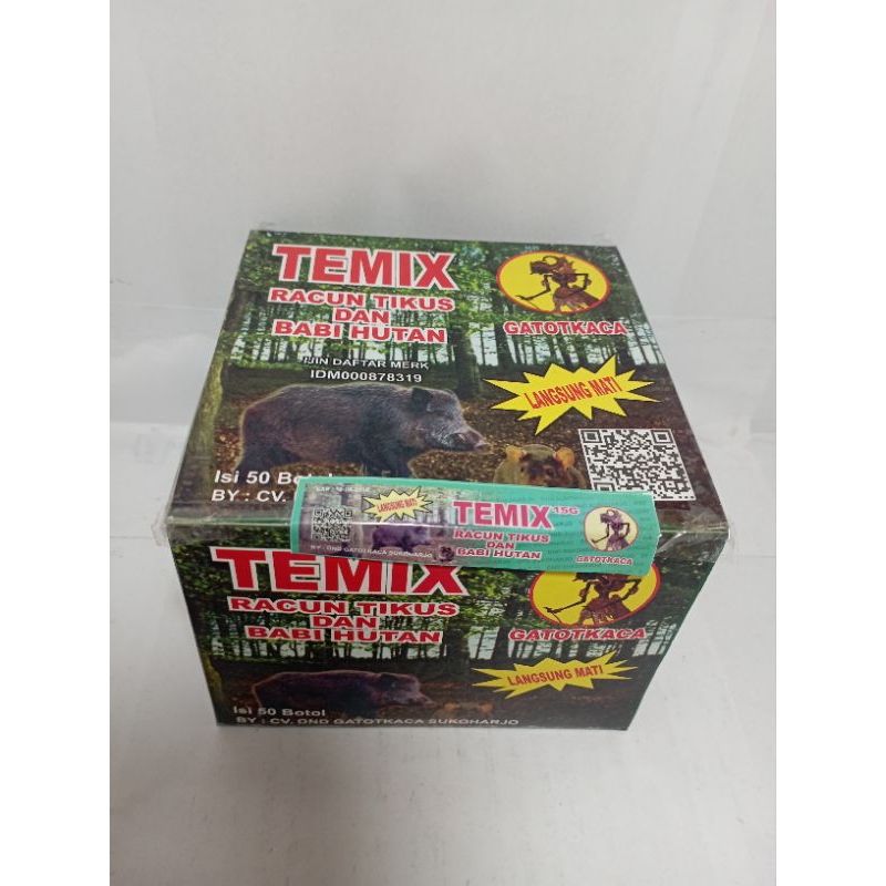 Jual TEMIK GATOTKACA RACUN TIKUS MATI KERING KEMASAN BOTOL PLASTIK 100 ...