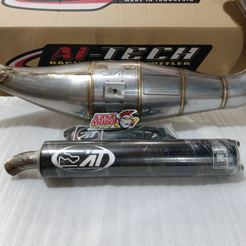 Jual Knalpot Aitech Ninja RR Cobra Big Volume Stainless Steel | Shopee ...