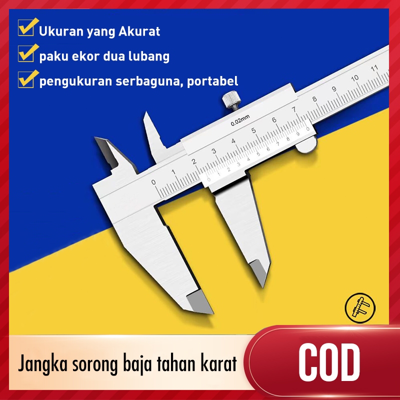Jual Kaliper vernier stainless steel/pengukuran industri /alat industri ...