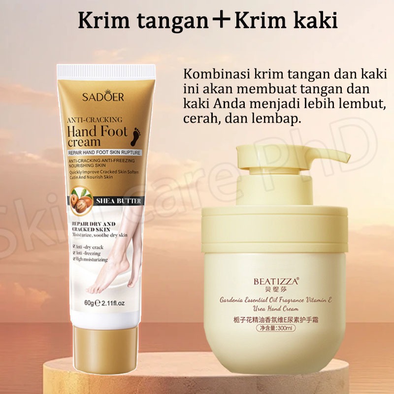 Jual Ve Krim Tangan Pemutih Cream Tangan Kering Dan Keriput 100 Original Hand Foot Cream 300ml