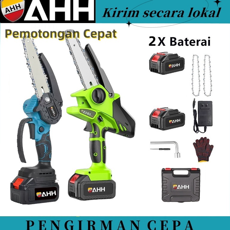 Jual KODE T68Z AHH Mesin Chainsaw Listrik Mini 6 Inci Brushless Gergaji ...