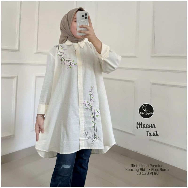 Pipiniko Long Sleeve Tunic Bunga