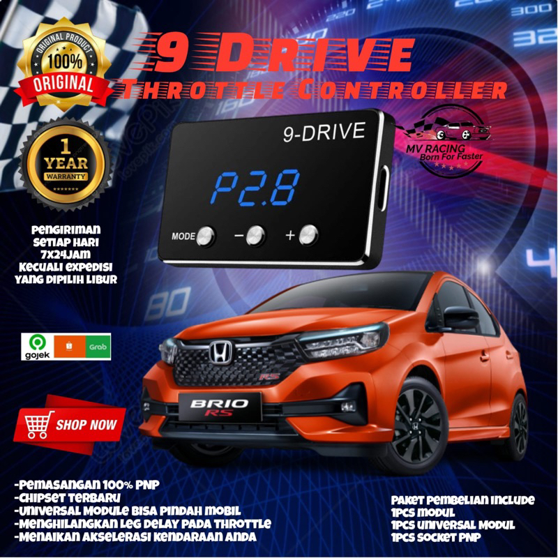 Jual Original 9 Drive Throttle Controller Universal module HONDA BRIO ...