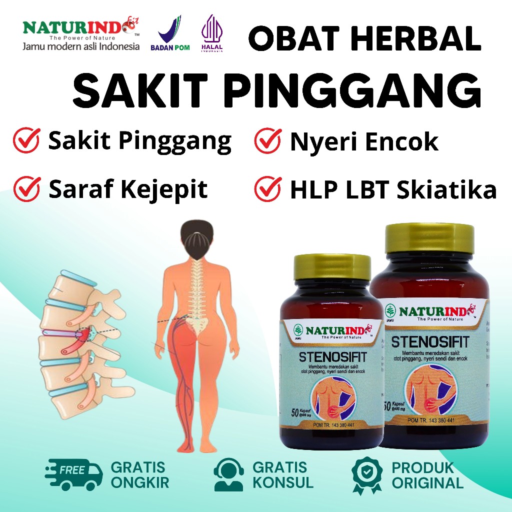 Jual Obat Sakit Pinggang Sampai Kaki Sakit Bokong Saraf Kejepit