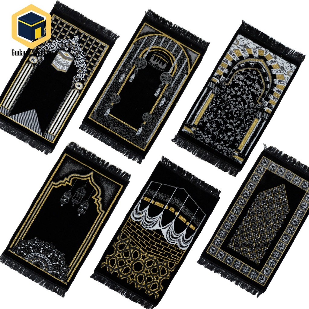 Sajadah Special Black Arm-Midi 50 x 100cm