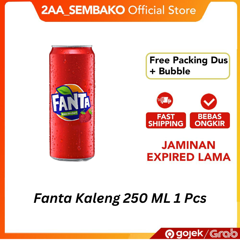 Jual Fanta Kaleng 250 ML 1 Pcs | Shopee Indonesia