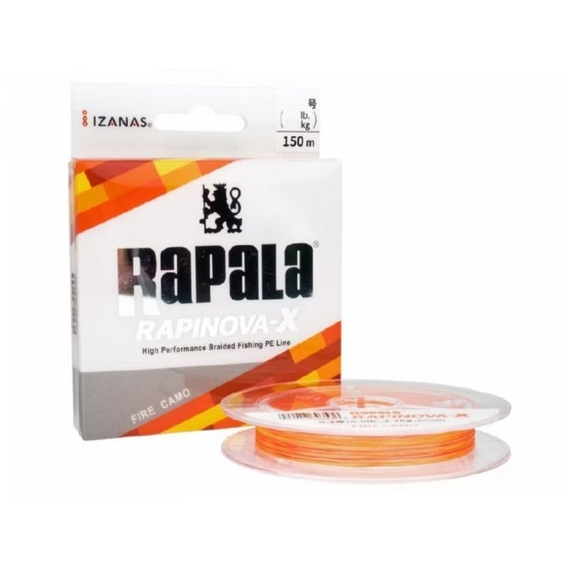 Rapala RLX150M12PK Rapinova X Braided Fishing Line - Pink, 1.2号, 150m, 22.2lb Strength, 4-Braid - View #12