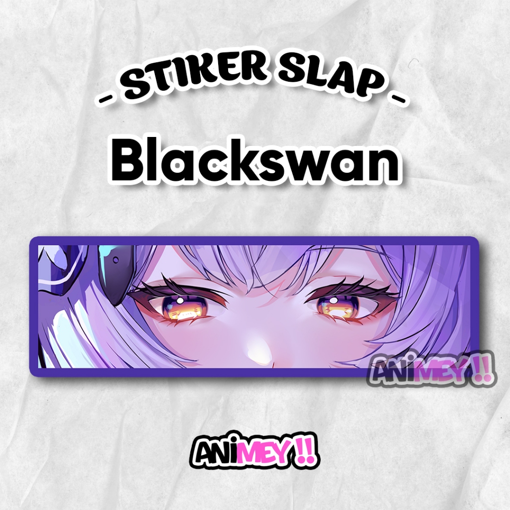 Jual Stiker Slap BlackSwan Honkai Star Rail / Sticker Slap Anime ...
