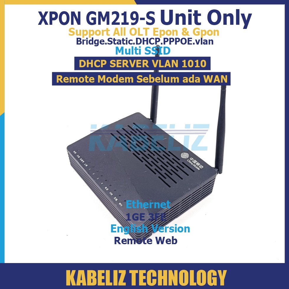 Jual KODE K77T XPON ONU ONT ZTE MODEM EPON GPON WIFI ROUTER SUPPORT ...