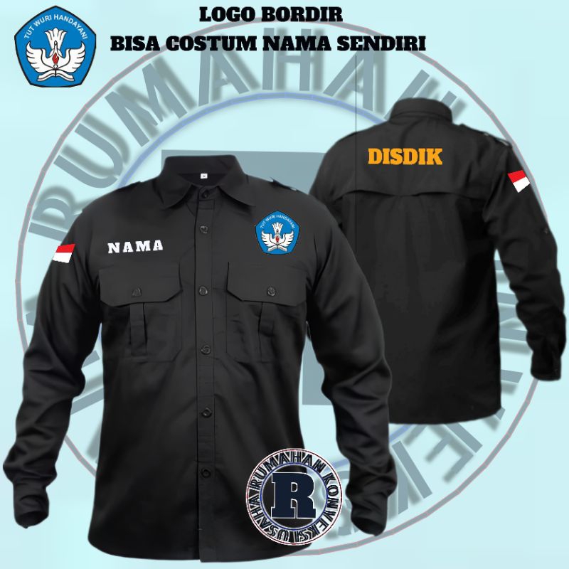 Jual KEMEJA PDH DISDIK / KEMEJA DISDIK / KEMEJA PDL DISDIK / BAJU KERJA ...