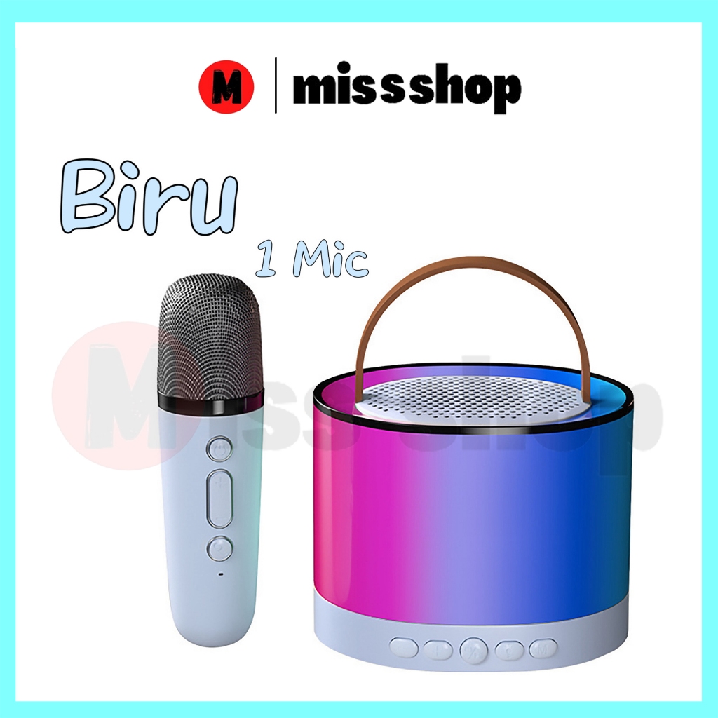Jual (MS)Bluetooth Mini Karaoke Speaker Portable with MIC Bluetooth MP3 ...