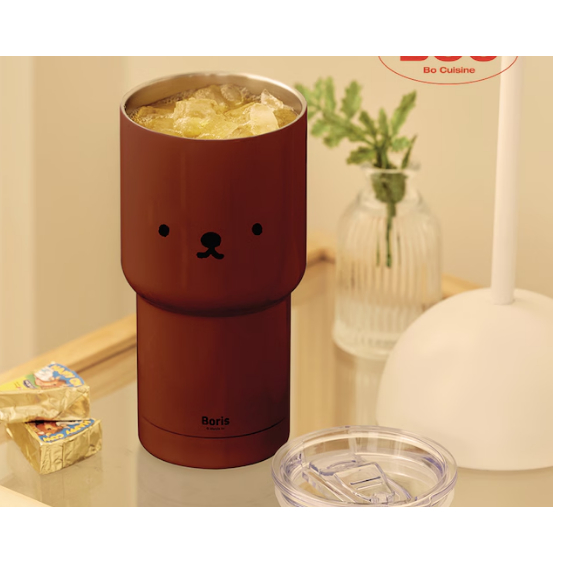 Miffy X Bo Cuisine Double Vacuum Stainless Steel Tumbler – 20oz (600ml) – White
