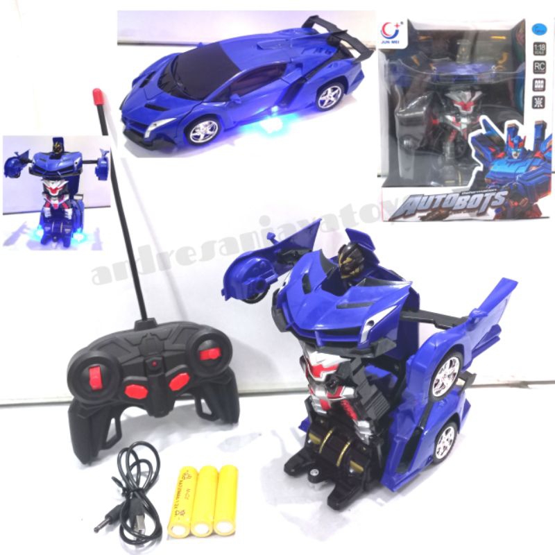 Jual Mainan Robot RC Berubah Mobil Remote Control Autobots Mobil RC ...