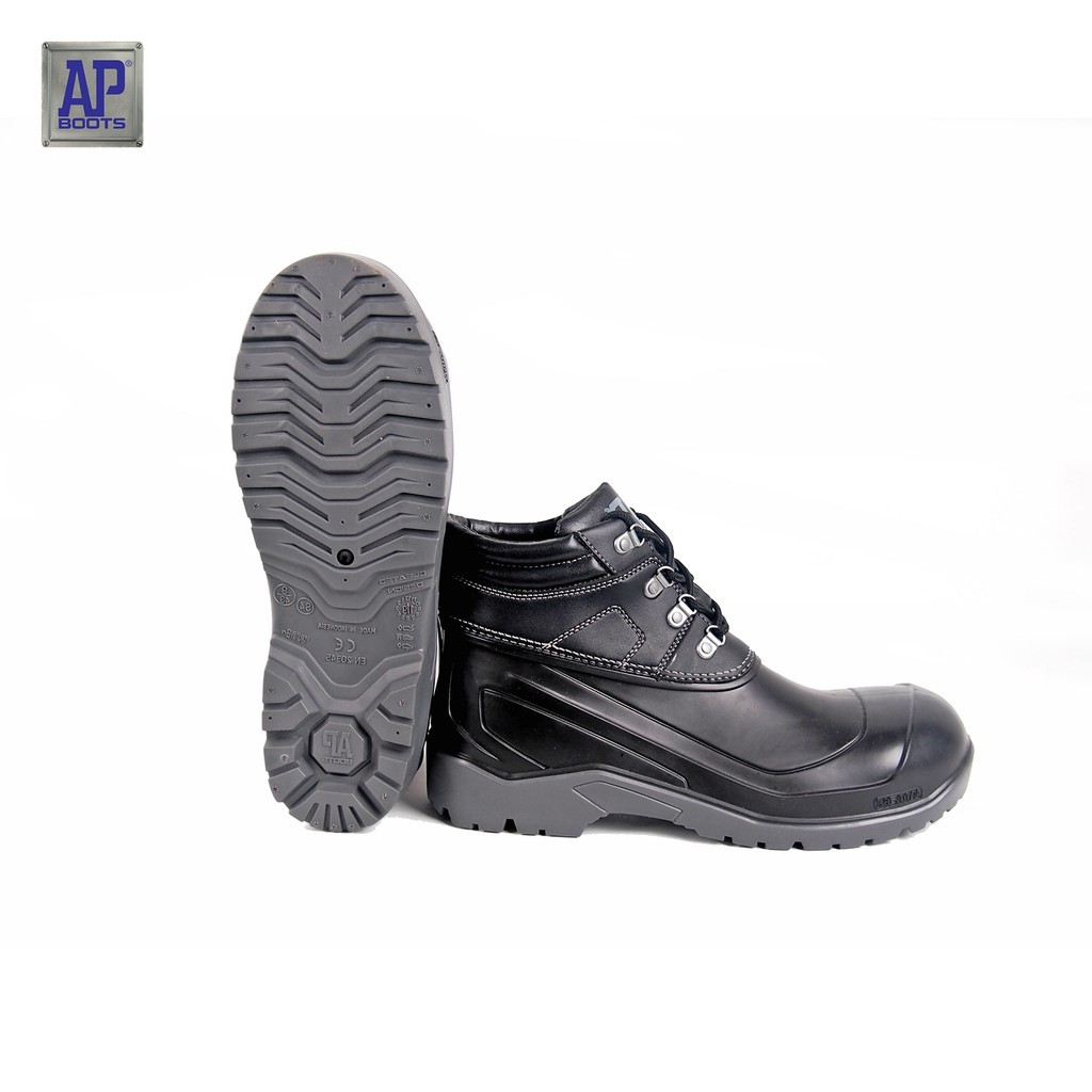 Jual AP Boots Sepatu Boot Safety AP MAX Hitam Anti Air & Slip Proyek ...
