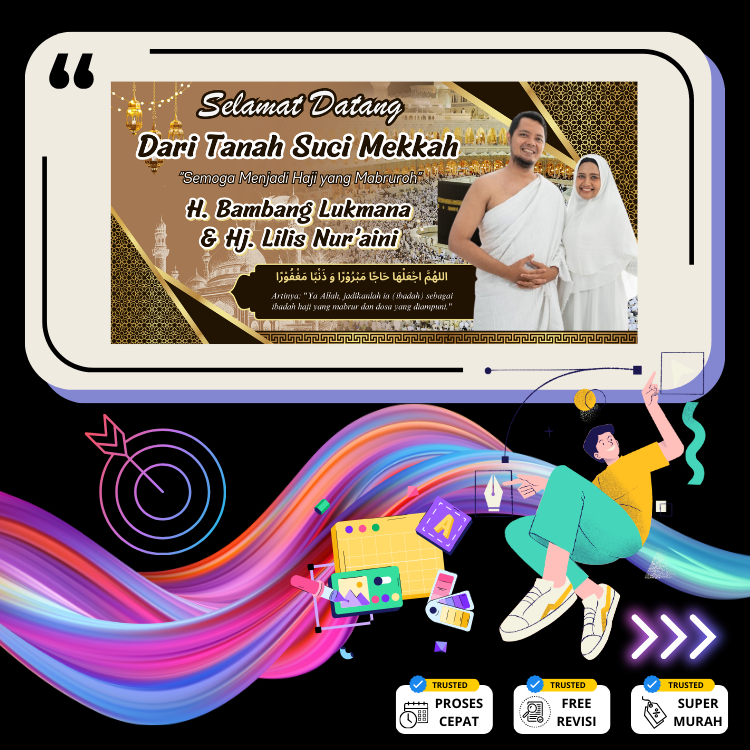 Jual JASA DESAIN SPANDUK, BANNER, BALIHO, HAJI & UMROH,DAN LAINNYA ...