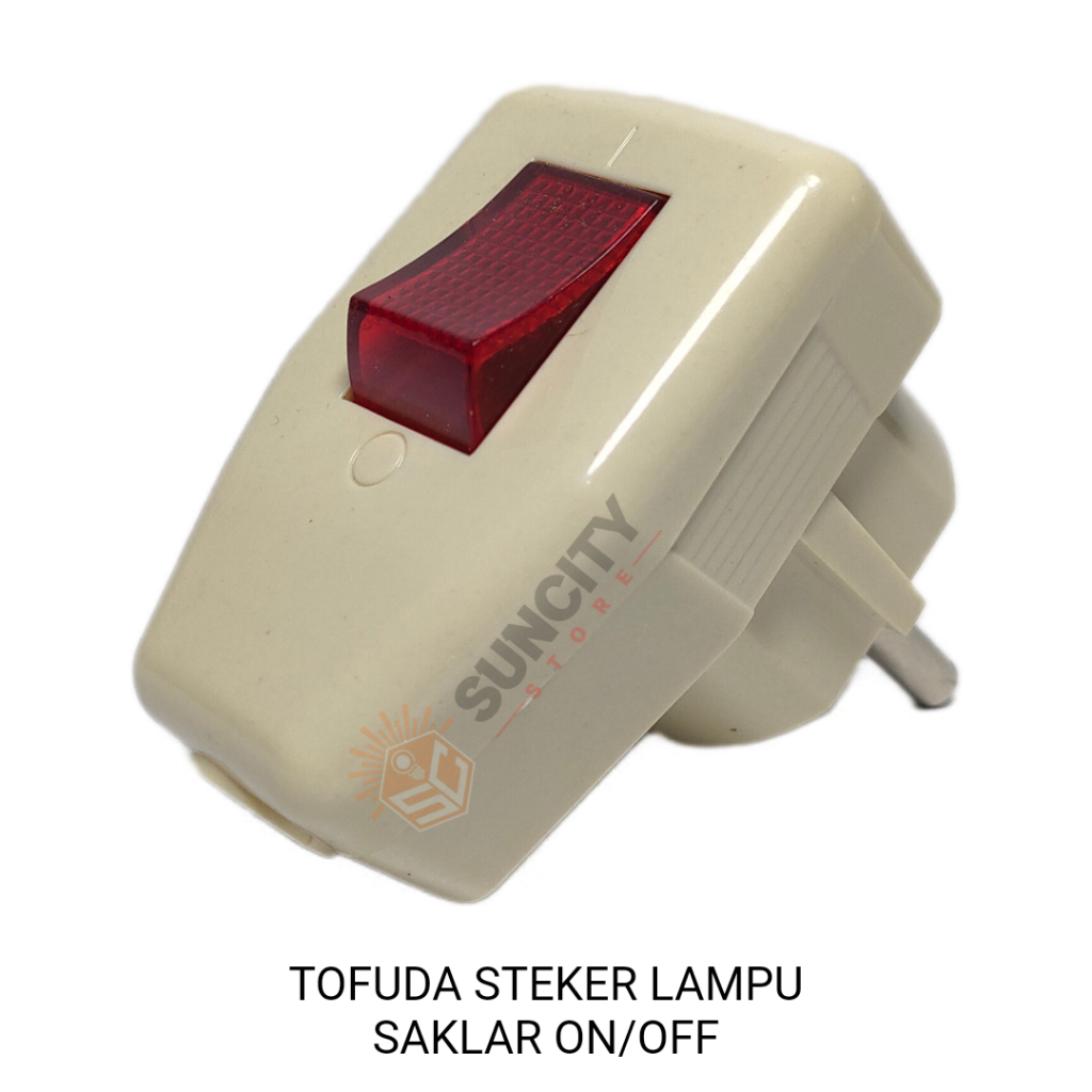 Jual TOFUDA Steker Switch ON/OFF / Steker Lampu ON/OFF | Shopee Indonesia