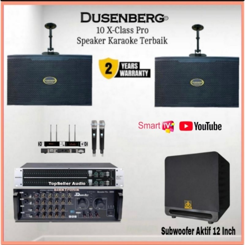 Jual Paket Sound System Karaoke Bagus Dusenberg Speaker X-Class 10 Pro ...