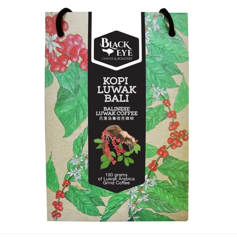 Jual Black Eye Coffee Bali Luwak Coffee 100gr Shopee Indonesia