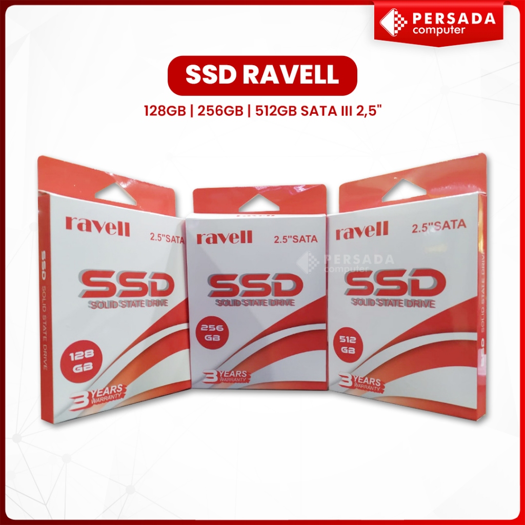 Jual SSD RAVELL 128GB | 256GB | 512GB SATA III 2,5