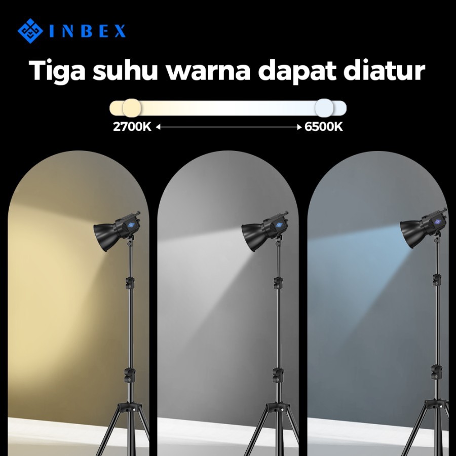 Jual INBEX IL60 Lighting Studio 60W Kontent Kreator Lampu Portabel ...