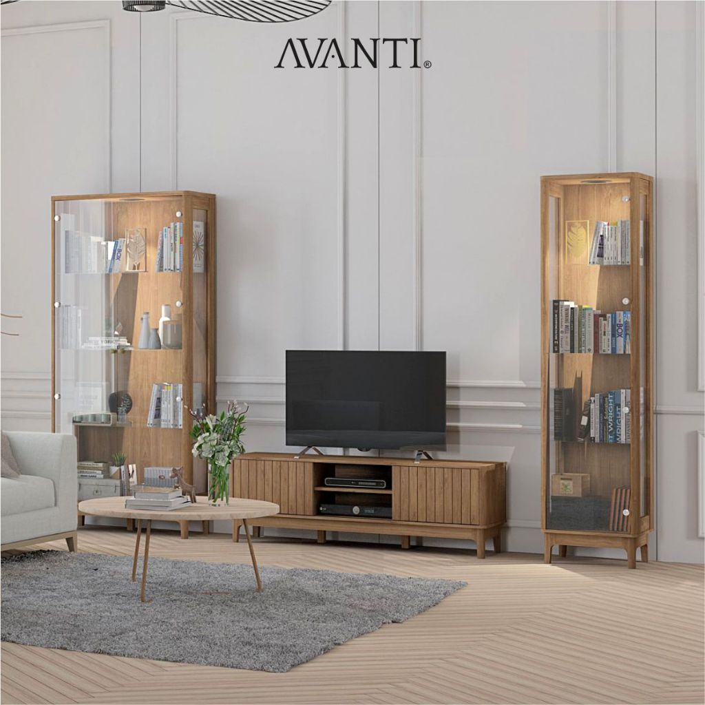 Jual Avanti Lemari Hias / Rak Kaca Display/ MONZA LH 50 | Shopee Indonesia