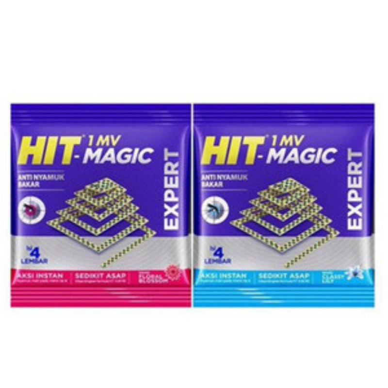 Jual HIT Magic Expert Piramida Anti Nyamuk Bakar 6bks | Shopee Indonesia