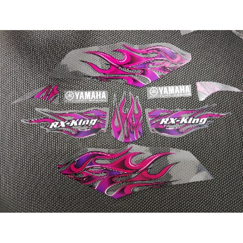 Jual STRIPING TRANSPARAN YAMAHA RX KING 135 DESAIN API | Shopee Indonesia