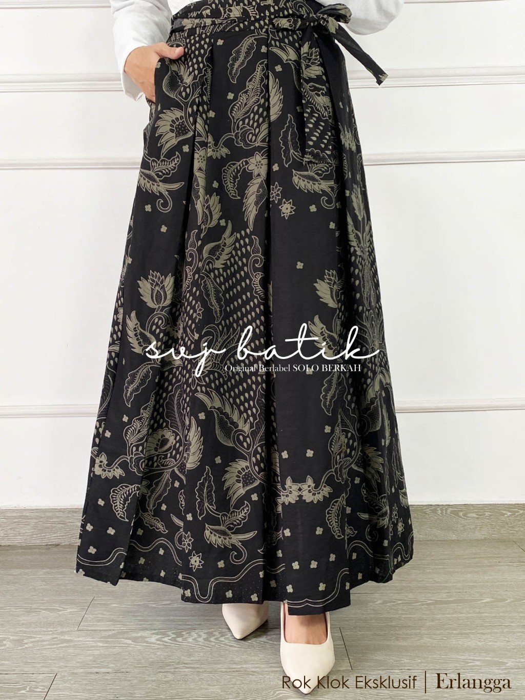 Jual ROK BATIK KLOK A ALUSAN MODEL MAYUNG PINGGANG KARET SINARAN MURAH ...