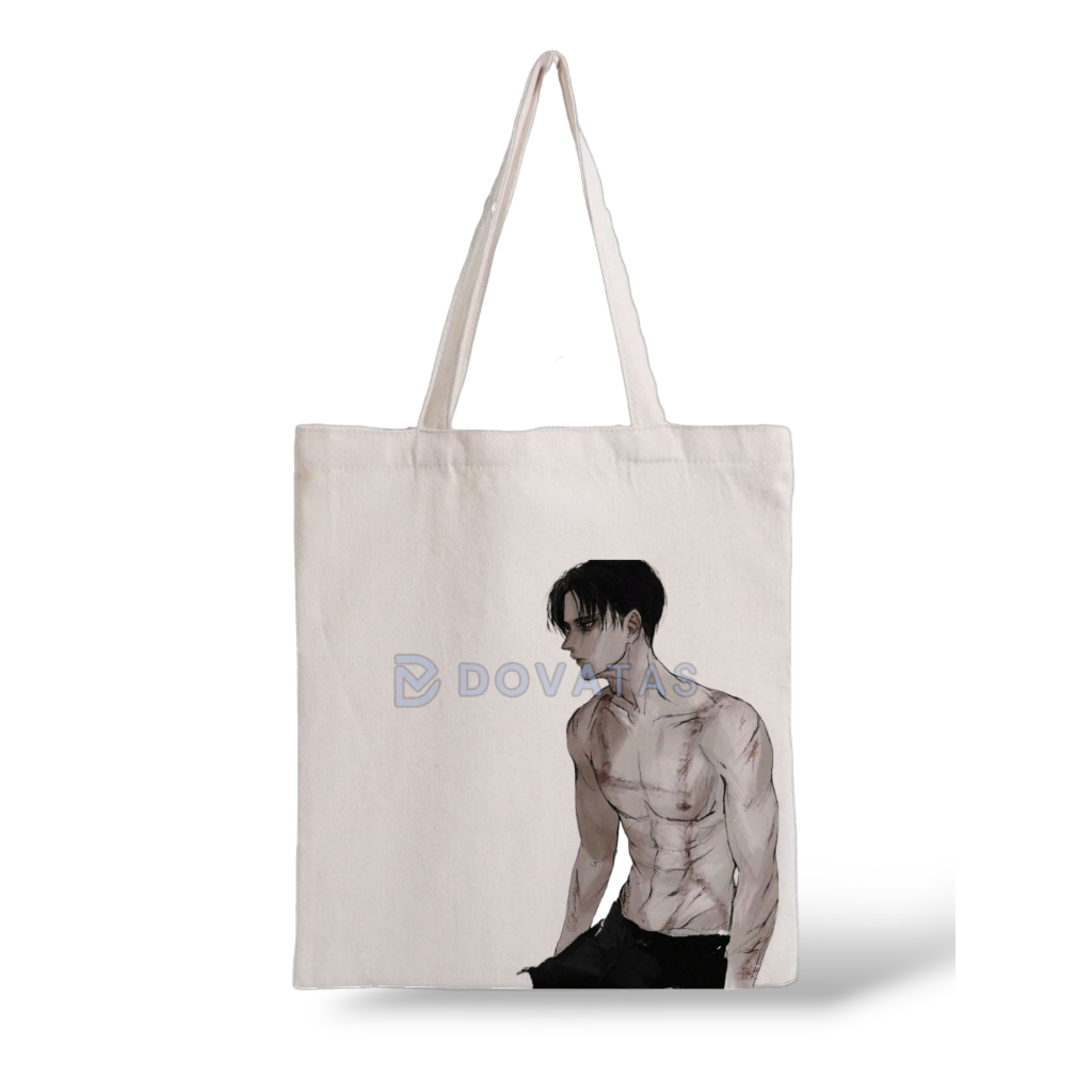 Jual DT - Totebag Anime Attack On Titan - Reusable / Serbaguna ( Kanvas ...