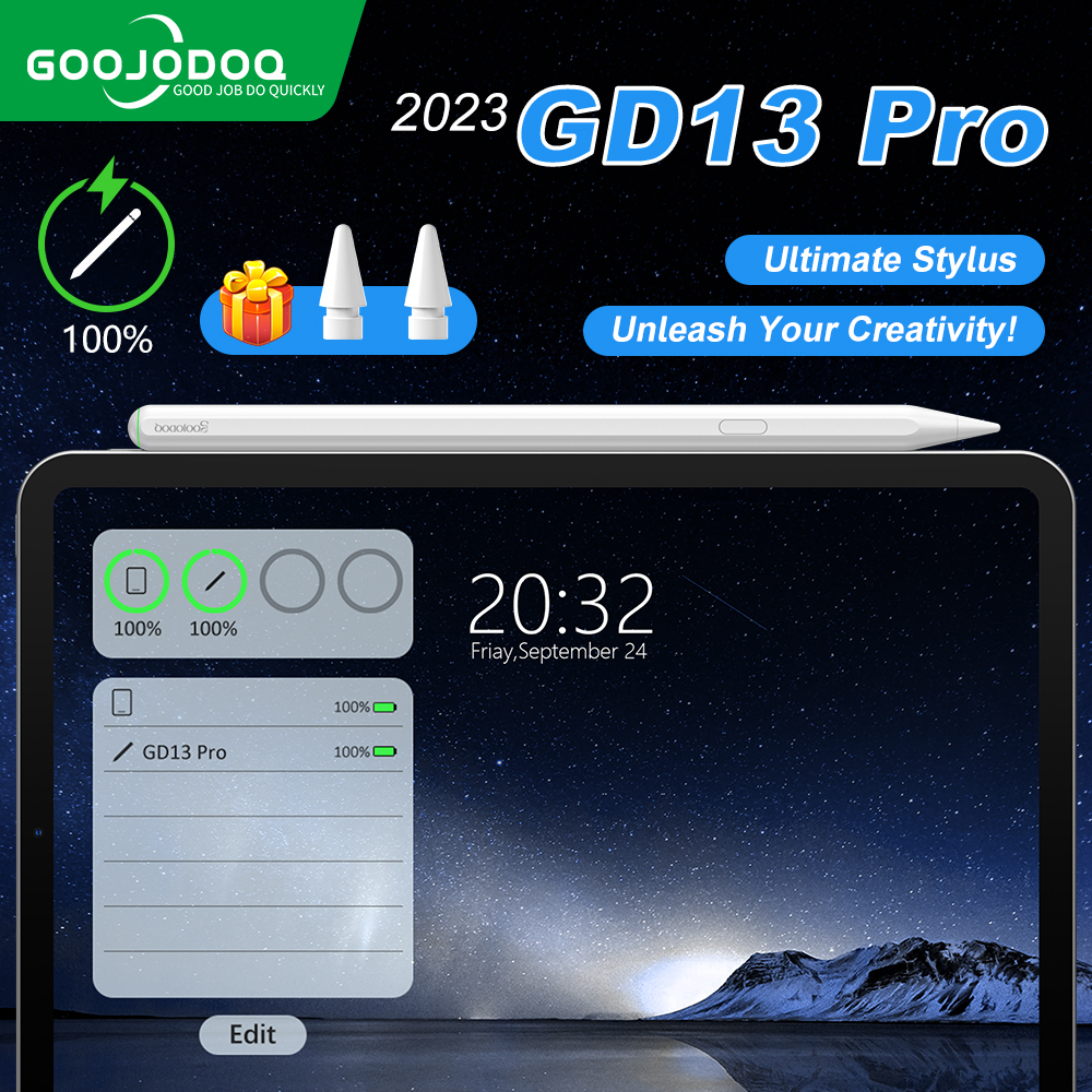 Jual GOOJODOQ GD13 Pro Stylus Pencil for iPad pen with One key return ...