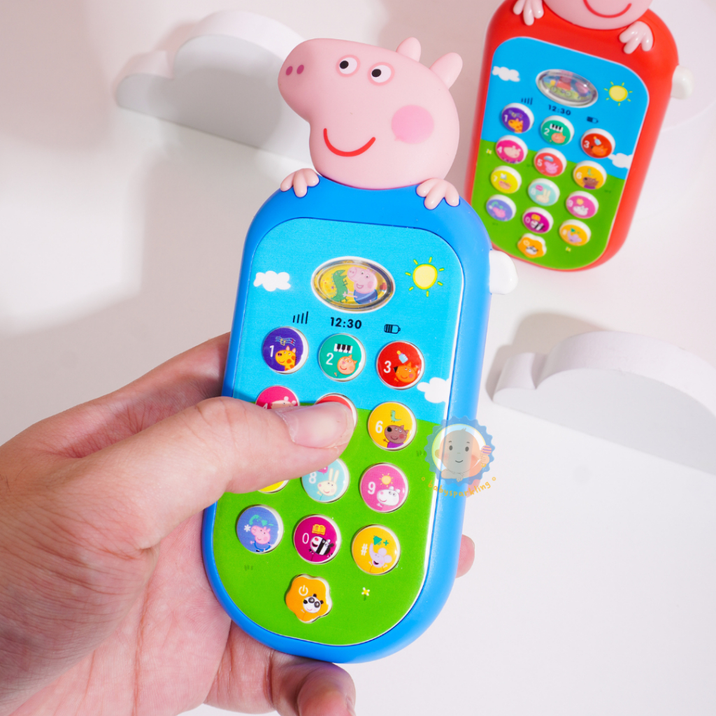Jual PEPPA PIG PHONE | Mainan telpon remote musik anak bayi | Shopee ...
