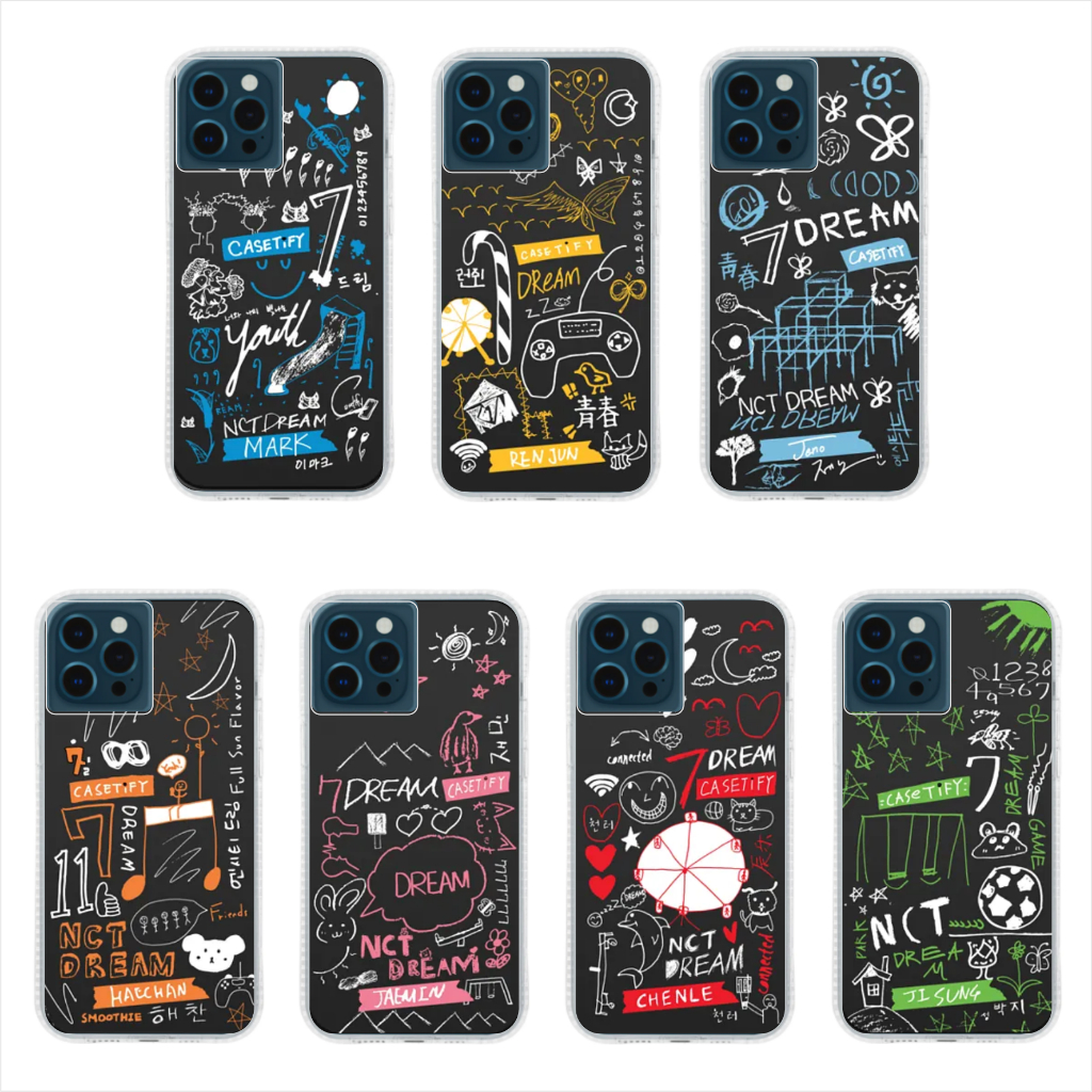nct dream casetify スマホケース iPhone15ProMax Jual CASETIFY NCT DREAM Kasus telepon cermin untuk iPhone 16 15Pro