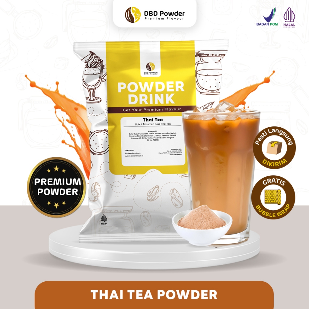 Jual [PREMIUM] Bubuk Minuman Thai Tea - Powder Thai Tea | Shopee Indonesia