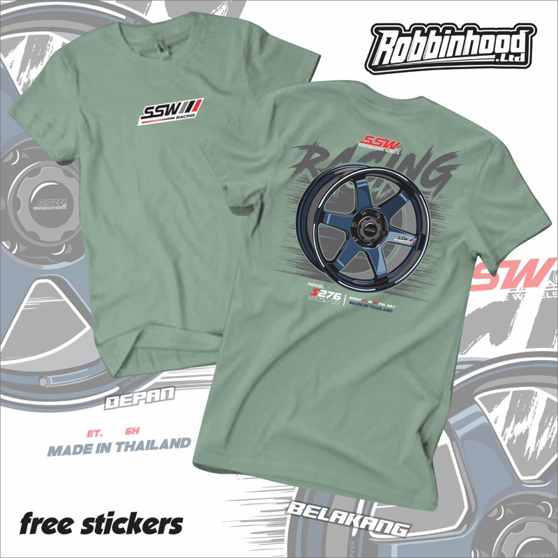 Jual KAOS VELG SSW RACING FITMENT VELG RACING MEATY FITMENT | Shopee ...