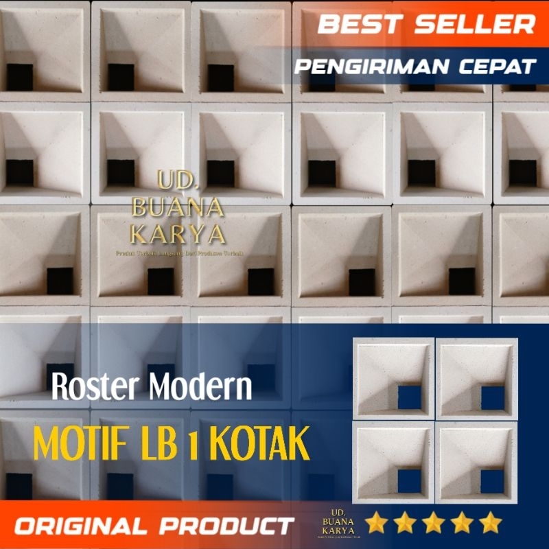 Jual Roster Beton Minimalis, Roster Variasi Pagar Dinding Fasad, Roster ...