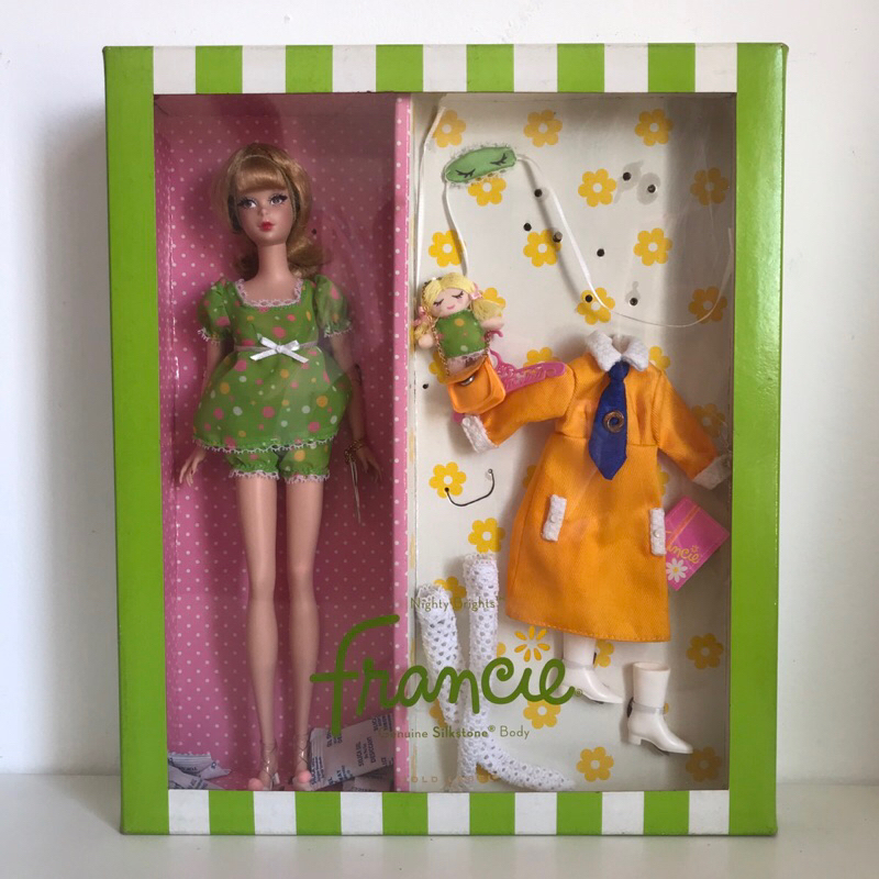 Barbie deals francie nighty brights silkstone