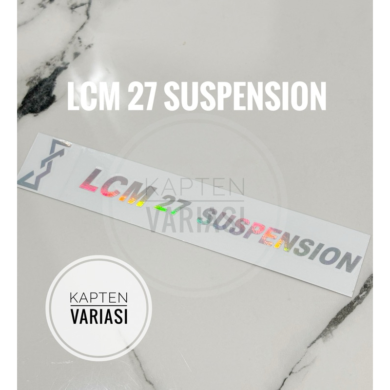 Jual stiker lcm 27 suspension hologram motor | Shopee Indonesia