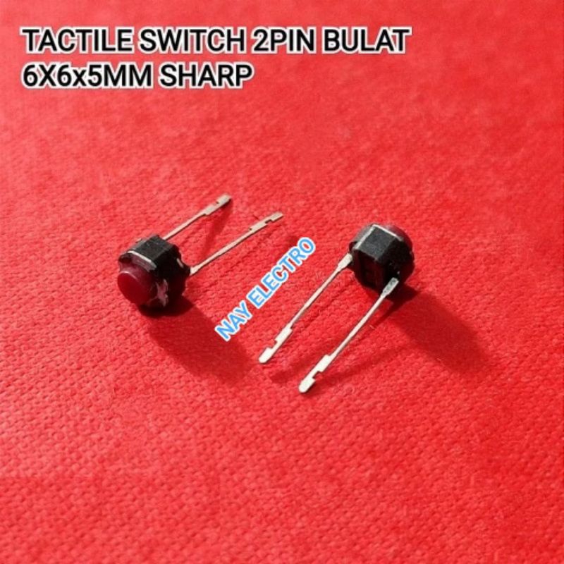 Jual TUT TV SHARP 2 PIN / TACK SWICH TV 2 KAKI SHARP 10PCS | Shopee ...