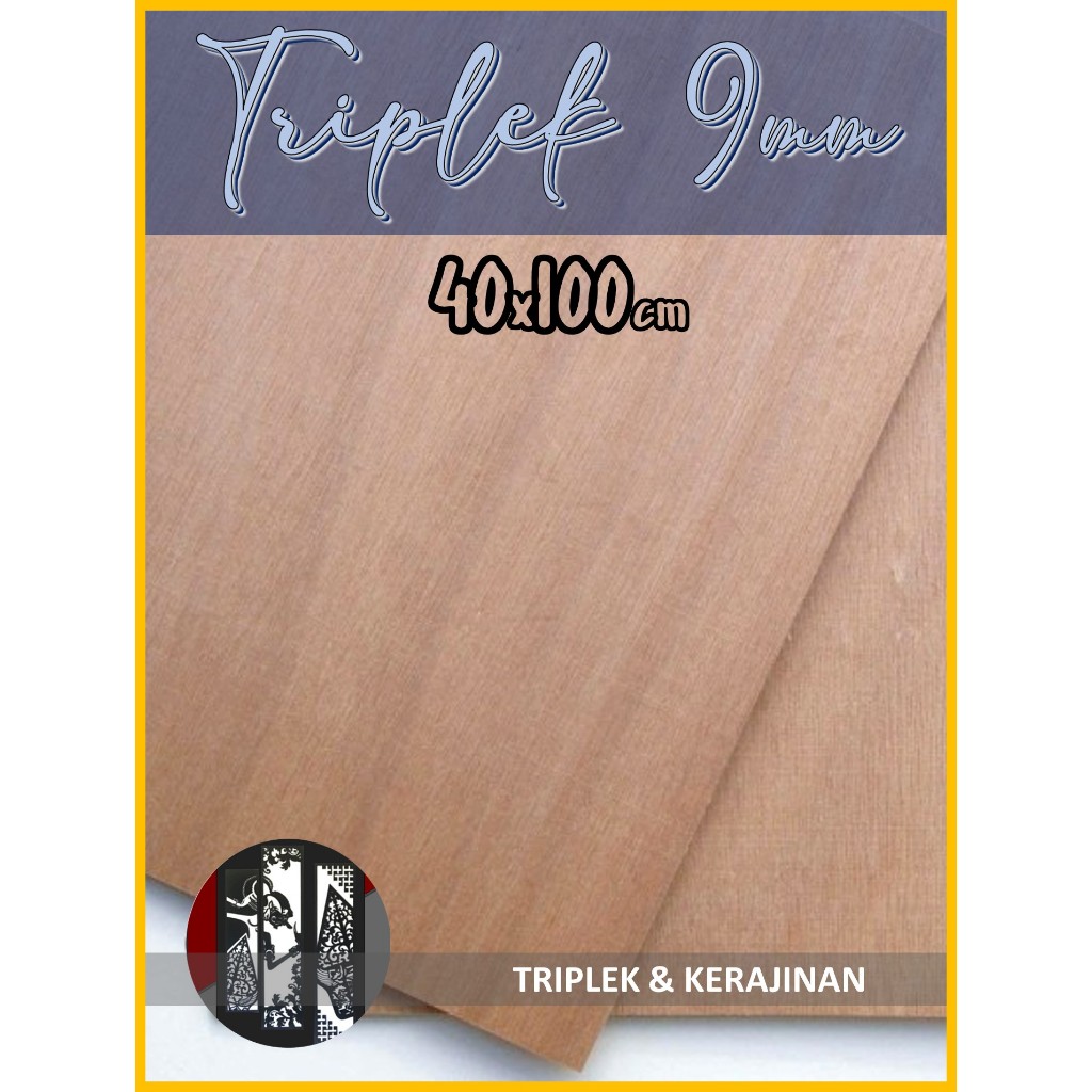 Jual Triplek 9mm 40x100 cm Kualitas Premium Plywood Multiplek 9 mm 40 x ...